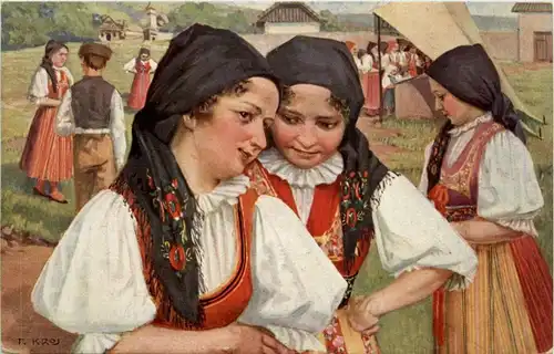 Czecho Slovak national costumes -223300