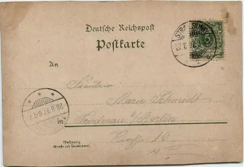Gruss von Stubbenkammer - Litho 1897 -222066