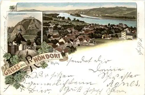 Gruss aus Rhöndorf - Litho -224774