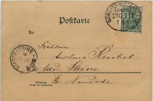 Kleeblatt - Bahnpost Görlitz Glatz -222198