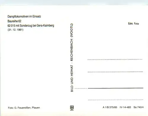 Dampflokomotive bei Gera Kaimberg -223962