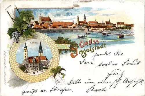 Gruss aus Ingolstadt - Litho -224528