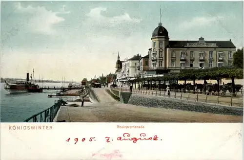 Königswinter - Rheinpromenade -223896