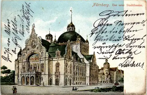Nürnberg - Ds neue Stadttheater -224024