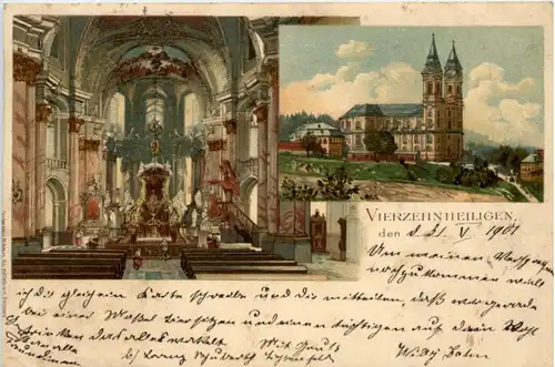 Vierzehnheiligen - Litho -224018