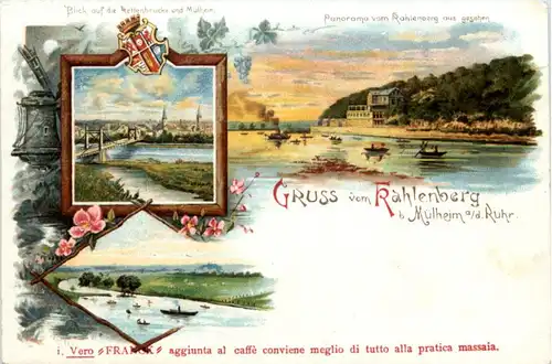 Gruss aus Mülheim Ruhr Kahlenberg - Litho -224888