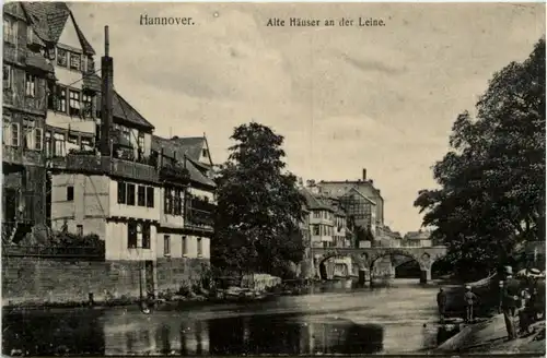 Hannover - Alte Häuser an der Leine -223812