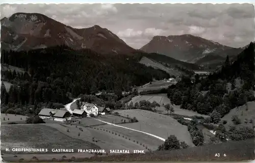 Maruazell/Steiermark - H. Greifensteiners Gasthaus Franzbauer, Salzatal -308372