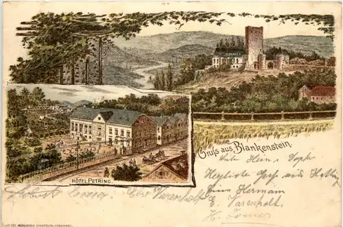 Gruss aus Blankenstein - Litho 1897 -224738