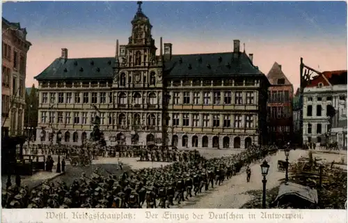Antwerpen - Einzug der Deutschen -224384
