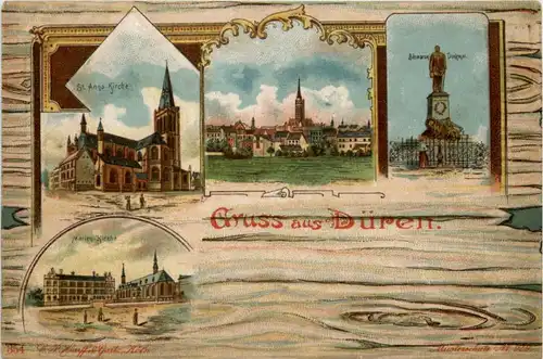 Gruss aus Düren - Litho -224470