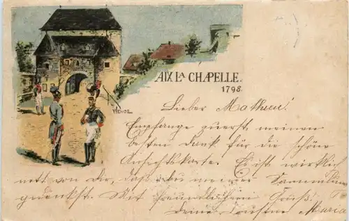 Aachen - Aix la Chapelle 1798 - Litho -224922