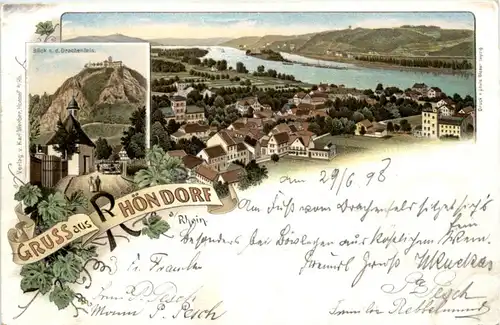 Gruss aus Rhöndorf - Litho -224776