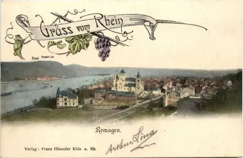 Gruss vom Rhein Remagen -224796