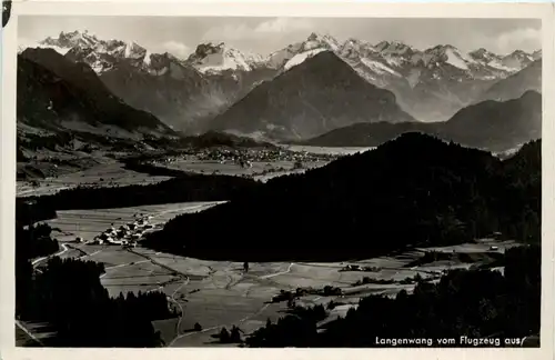 Mürzzuschlag/Steiermark - Langenwang im Mürztal, vom Flugzeug aus -308746