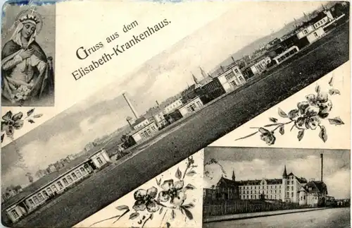 Aachen - Gruss aus dem Elisabeth Krankenhaus -224924