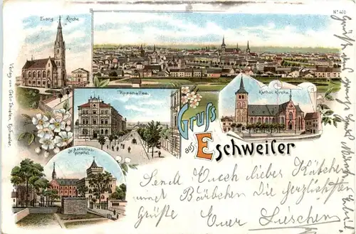 Gruss aus Eschweiler - Litho -225554