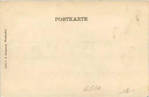 Der Mäusethurm und Ehrenfels - Litho -224832