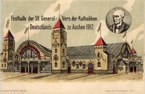 Aachen - 59. General Versammlung der Katholiken 1912 -224446