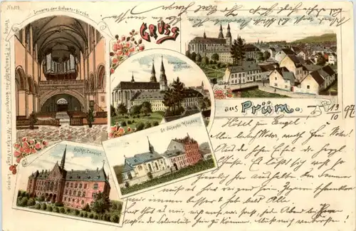 Gruss aus Prüm - Litho - 1897 -225538