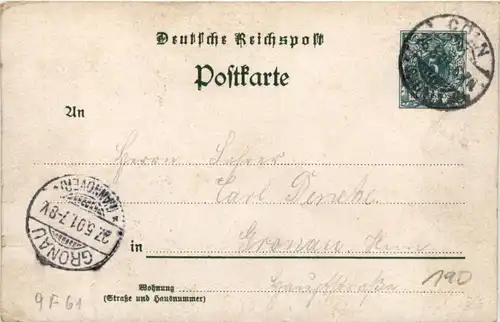 Mülheim - Mülheimer Dampfschifffahrts Actien Gesellschaft - Litho -224786