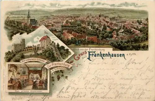 Gruss aus Frankenhausen - Litho -226262