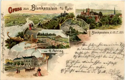 Gruss aus Blankenstein - Litho -226306