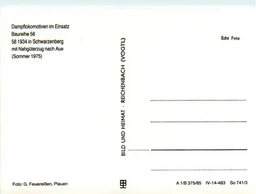 Eisenbahn in Schwarzenberg -224150