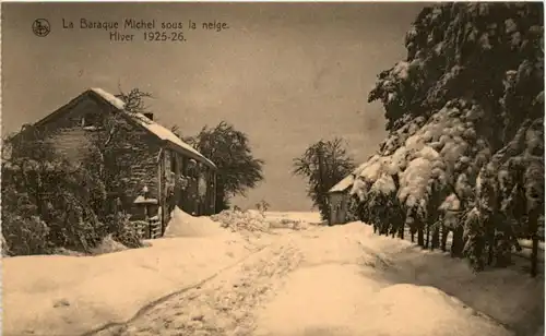 Baraque Michel sous la neige -227238