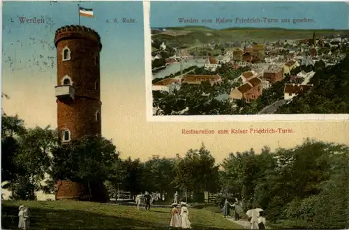 Werden an der Ruhr - Restautration zum Kaiser Friedrich Turm -226728