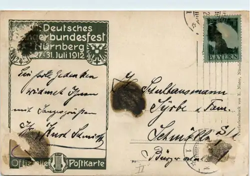 Sängerbundfest zu Nürnberg 1912 - Hans Sachs -225732