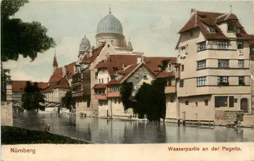 Nürnberg - Wasserpartie an der Pegnitz -225752