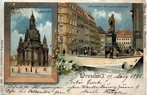 Gruss aus Dresden - Litho -226276