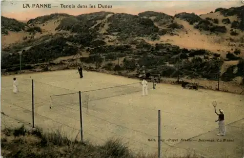 La Panne - Tennis dans les dunes -225948