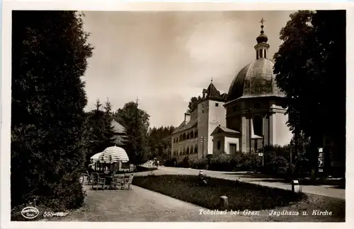 Graz/Steiermark - Graz - Tobelbad , Jagdhaus u. Kirche -310194