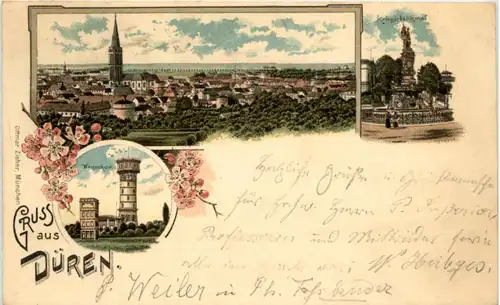 Gruss aus Düren - Litho -224482