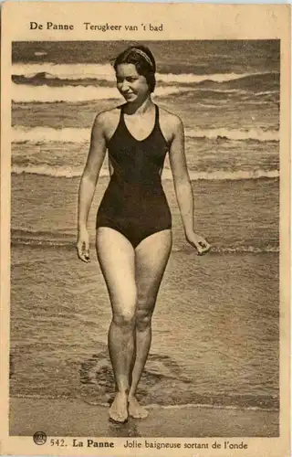 La Panne - Tergkeer van t bad -225996