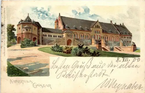 Kaiserhaus Goslar - Litho -227532