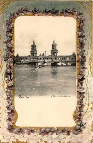 Berlin - Oberbaumbrücke - Litho -227318
