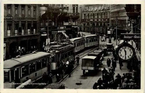 Chemnitz - Johannisplatz - Strassenbahn -227202