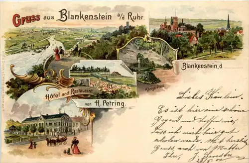 Gruss aus blankenstein - Litho -226332