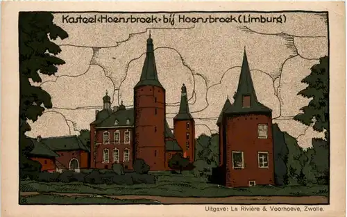 Kasteel Hoensbroek bij Hoensbroek -225706