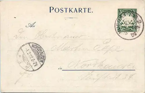 Volkfest Nürnberg 1902 - Ganzsache -226444