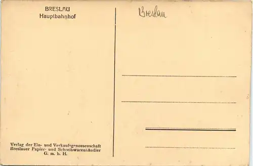 Breslau - Hauptbahnhof -227582