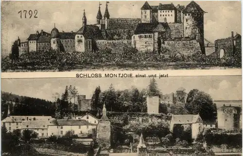 Schloss Montjoie einst und jetzt -225038