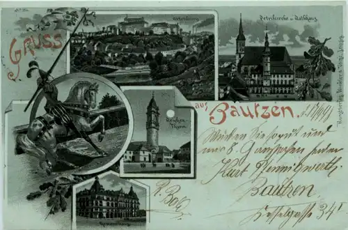 Gruss aus Bautzen - Litho -226224