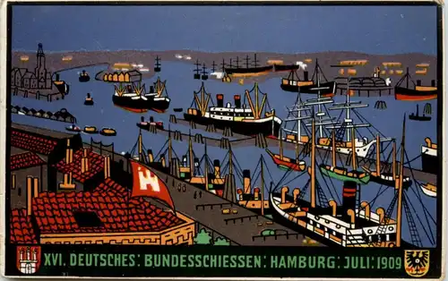 Hamburg - Bundesschiessen 1909 -227368