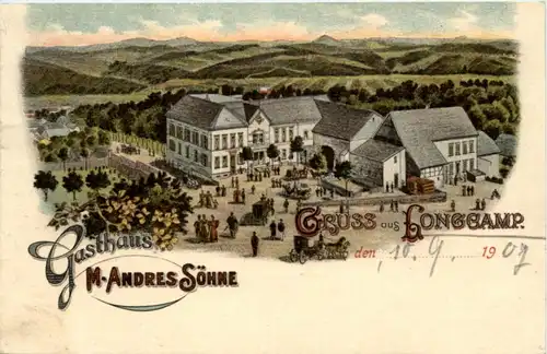 Gruss aus Loncamp - Gasthaus Andres Söhne - Litho -226858