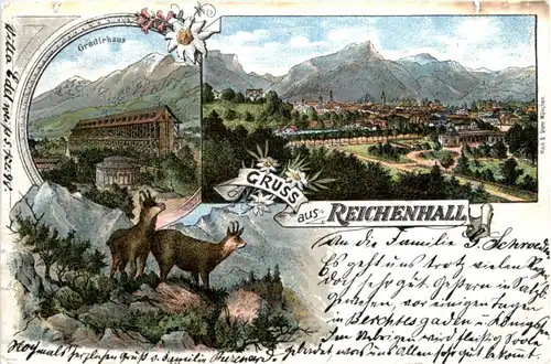 Gruss aus Reichenhall - Litho -225722