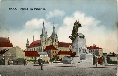 Praha - Pomnik Fr. Palackyho -227546